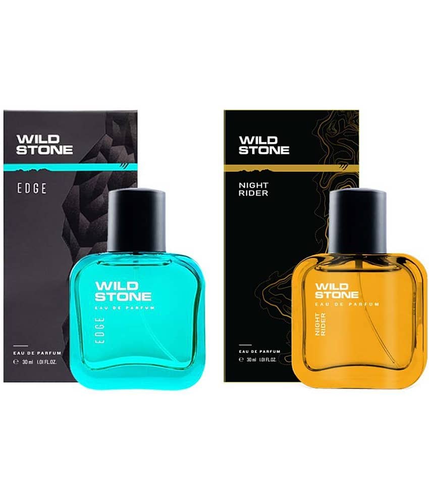 Wild Stone Edge and Night Rider Mens Perfume, Combo Pack of 2 (30ml each) Eau de Parfum - 60 ml (For Men)