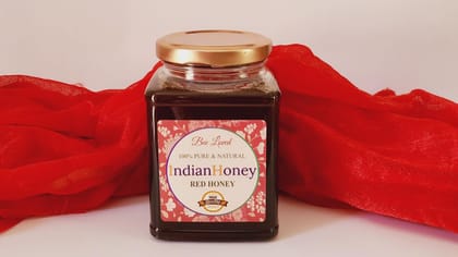 IndianHoney Red Honey � 100% Natural & Unprocessed | Sourced from Indian Forests | Rich in Antioxidants | No Added Sugar