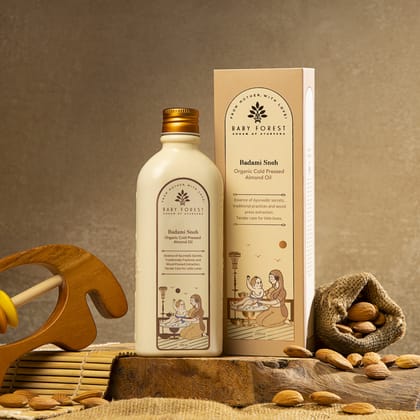 Badami Sneh- Organic Cold Pressed Almond Oil-200 ml