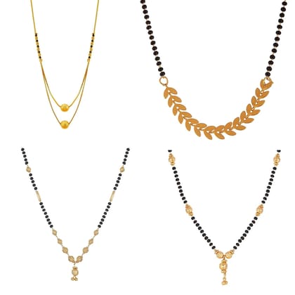 Dainty One Gram Gold Beads Necklace