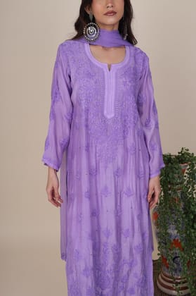 Enhance your style with our Gulabbo chikankari kurta set