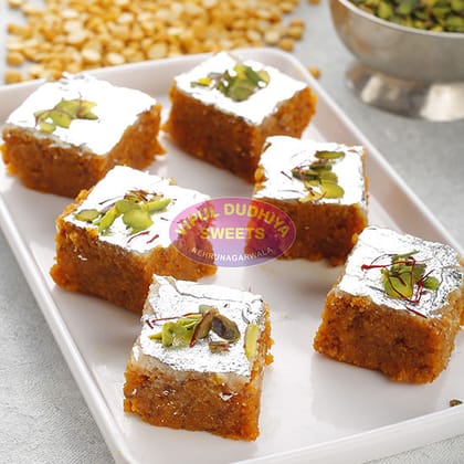 VIPUL DUDHIYA SWEETS Kesar Mohanthal, 1 Kg