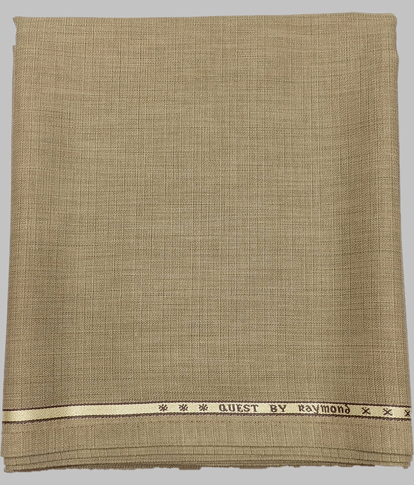 Raymond Brown Polyester Blend Men's Unstitched Pant Piece ( Pack of 1 )