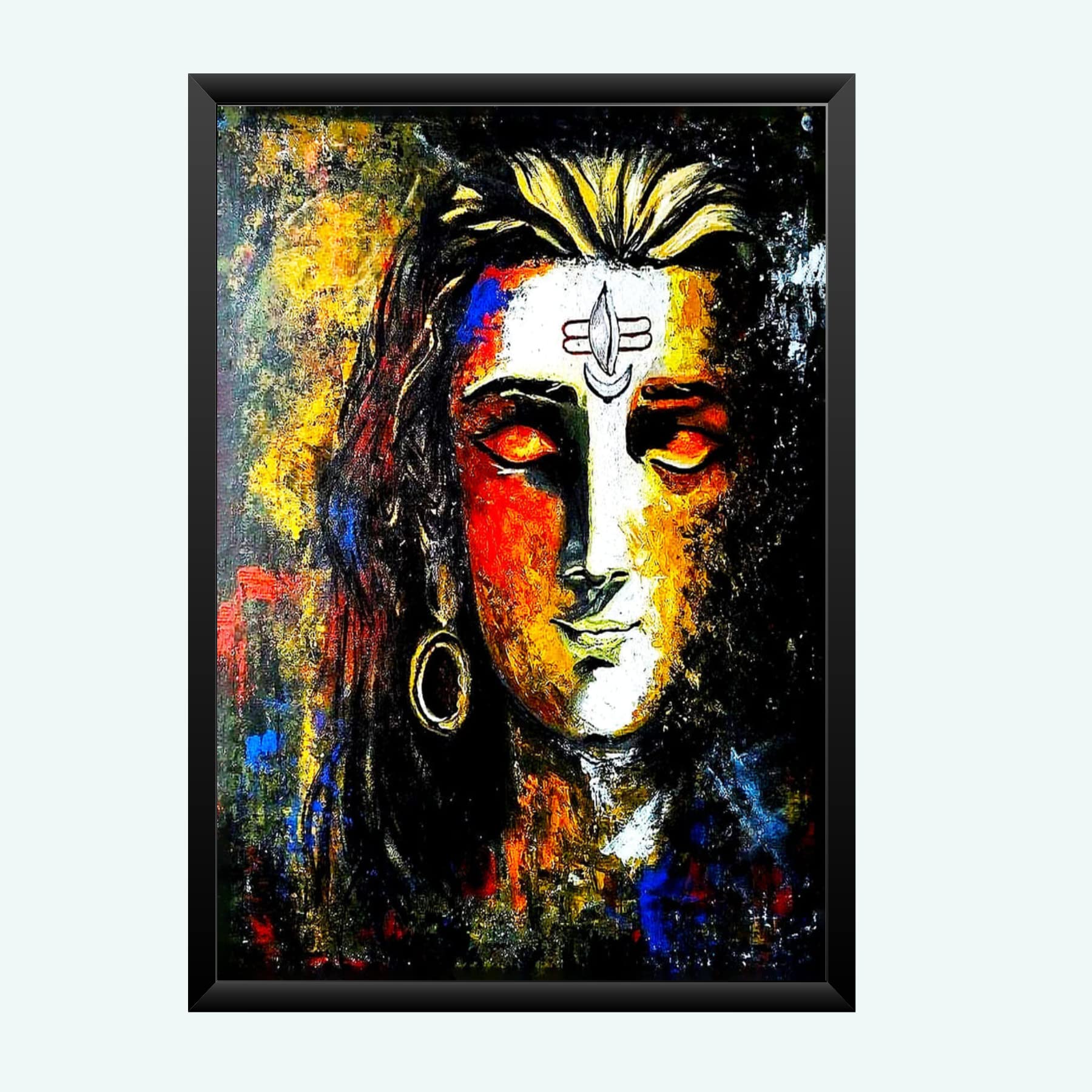 NOKKES Digital art painting with Photo Frame Home Bedroom Living room office Photo Frame Size 8X12 In_47