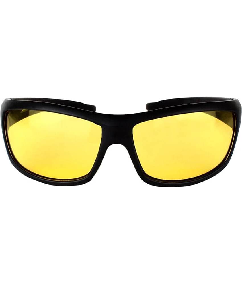 David Martin Yellow Wrap Around Sunglasses