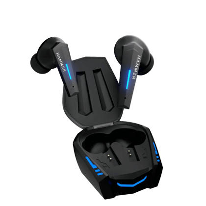 Hammer G-Shots Truly Wireless Gaming Earbuds (Black)
