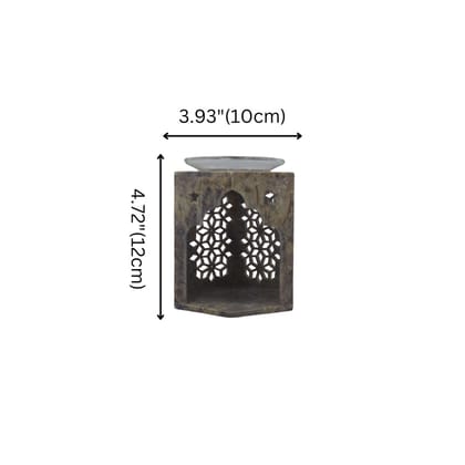 Soapstone Aroma Oil Diffuser and T-light holder