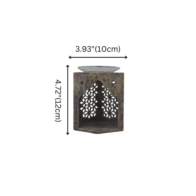 Soapstone Aroma Oil Diffuser and T-light holder