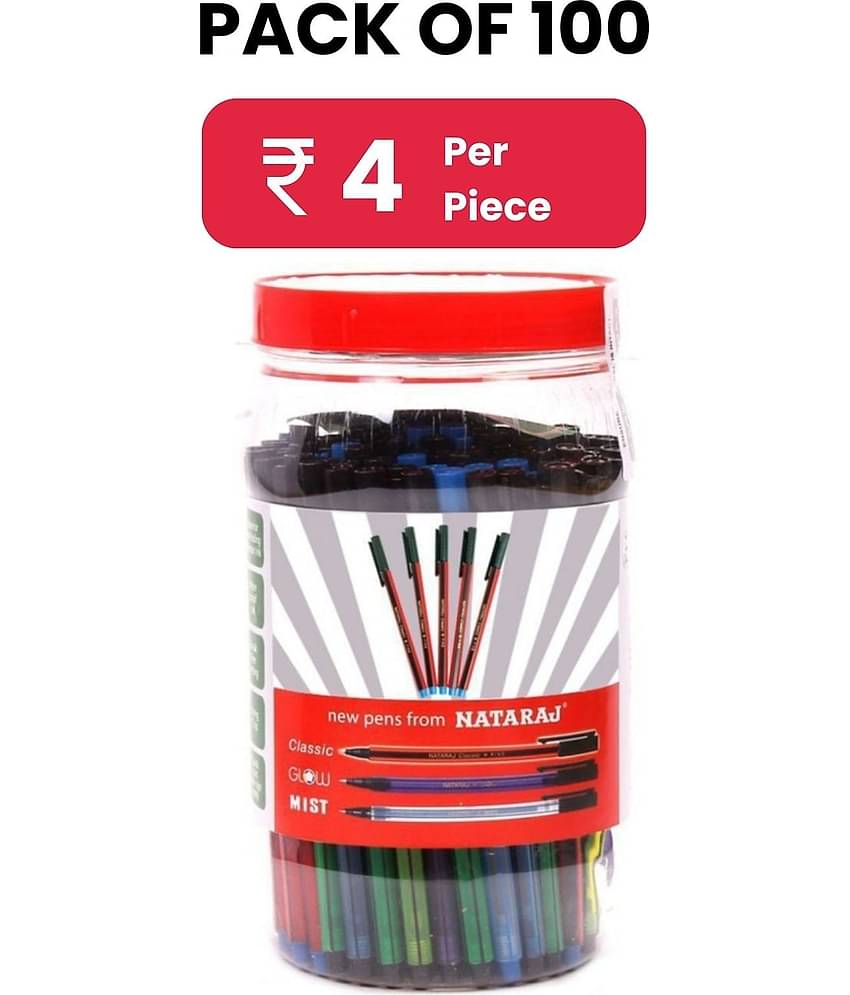 Nataraj ball pen jar (100PCS PACK )