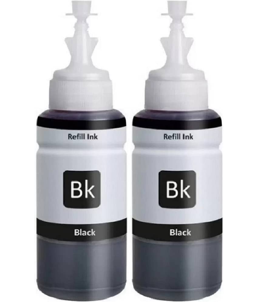 TEQUO L455 Ink For T664 Black Pack of 2 Cartridge for L220/ L550/ L355/ L110/ L210/ L300/ L360/ L350/ L380/ L100/ L200/ L565/ L555/ L130/ L1300