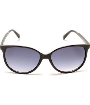 Roadies - Black Oval Sunglasses ( Pack of 1 )