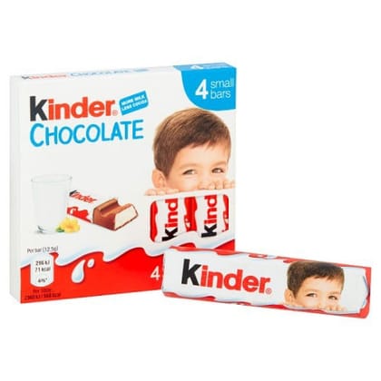 Kinder Milk Chocolate 4 Bars 