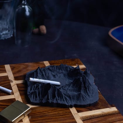 Alpine Black Unique Ashtray