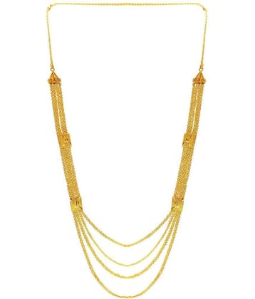 JIPPA - Golden Metal Necklace ( Pack of 1 )
