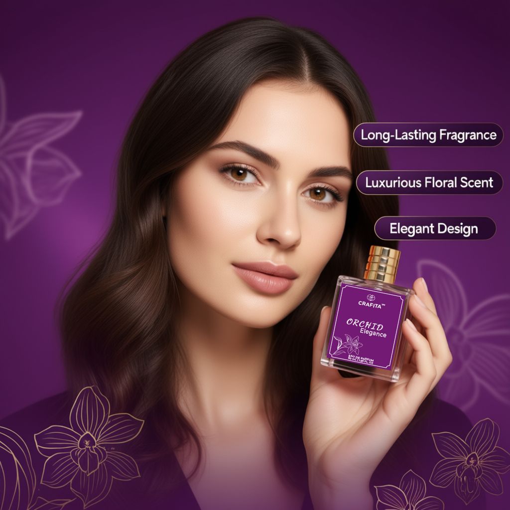 New ORCHID PETAL Perfume | Fresh, Earthy, Woody and Sweet Floral EDP Spray | Strong & Long Lasting Fragrance | Perfect Gifts to Loves | 50 mL