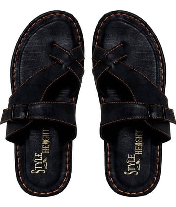 Style Height Black Flip Flops