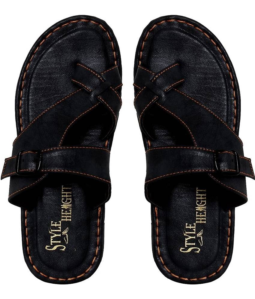 Style Height Black Flip Flops