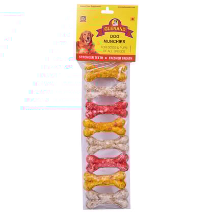 Glenand Munchies Bone Coloured 8 IN 1 280g