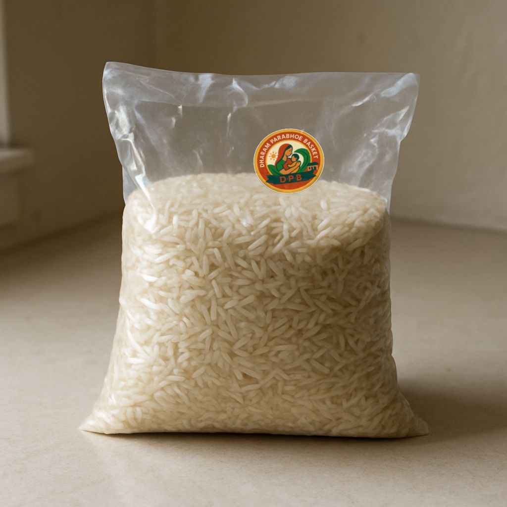 Dharam Parabhoe Basket's sona masoori rice