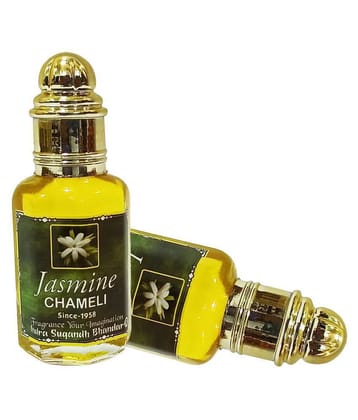 INDRA SUGANDH BHANDAR - Jasmine, Chameli Rich & Divine Attar For Men & Women 12ml Pack Of 1