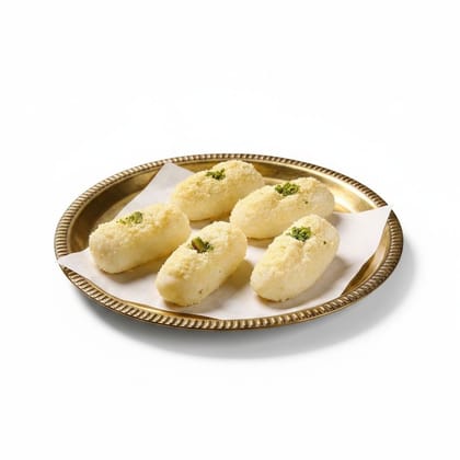 Traditional Milk Sweets with Pistachio Garnish - 10 kg - One box of assorted Indian milk sweets