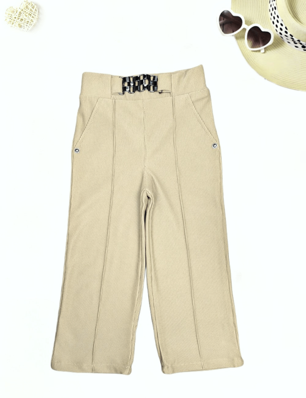 Girls Palazzo Pants  [GJ-939] (4-12Years)-4-5Y (Size - 24) / Imported