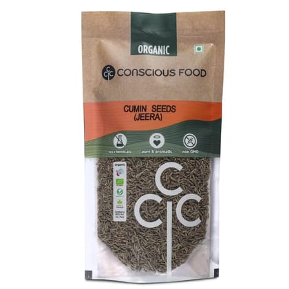 Conscious Food Cumin Seeds / Jeera Whole 100g Organic