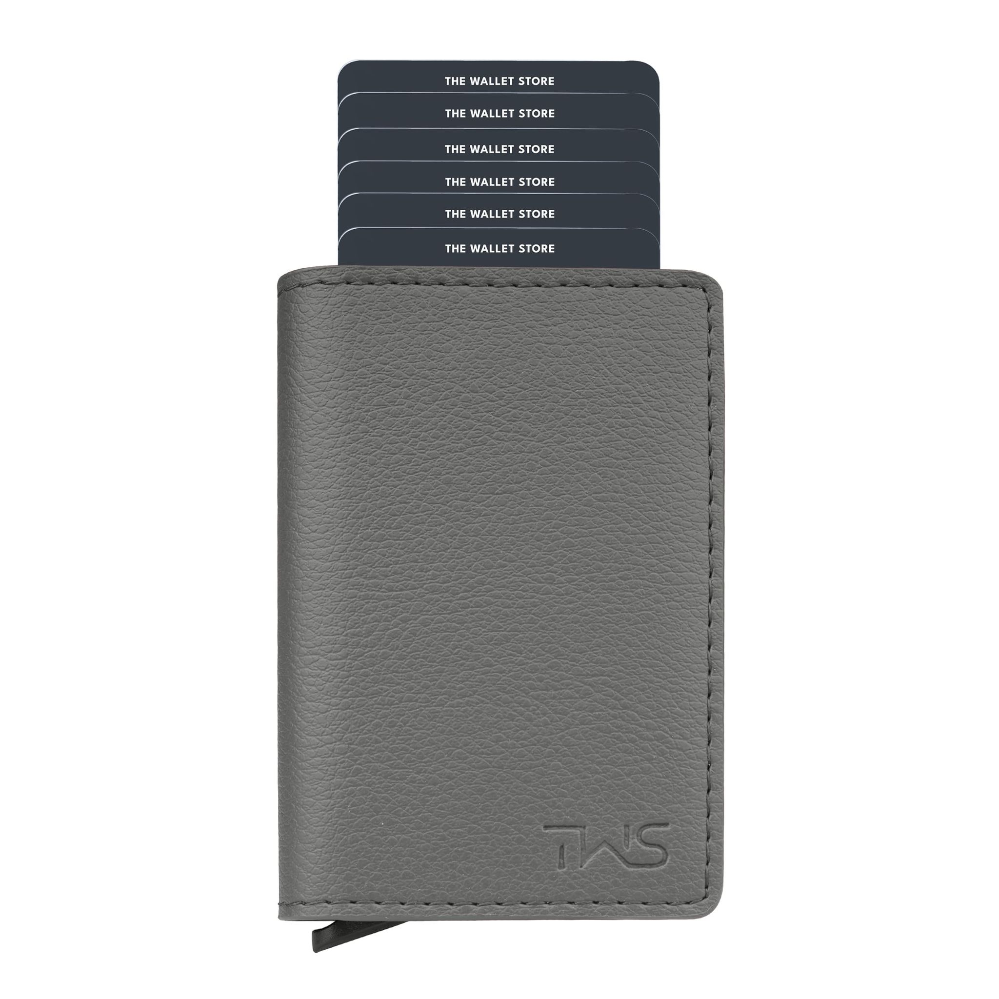 The Wallet Store Vivid Vault RFID Protected Metal Cardholder - Grey