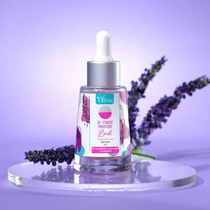 Bi-Phasic Moisture Boost Serum with Hyaluronic Acid and Lavender
