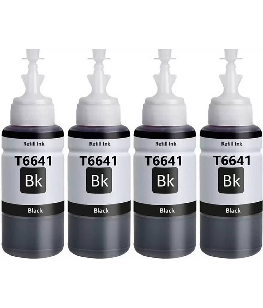 TEQUO L310 For 664 Black Pack of 4 Cartridge for L220/ L550/ L355/ L110/ L210/ L300/ L360/ L350/ L380/ L100/ L200/ L565/ L555/ L130/ L1300 and more.