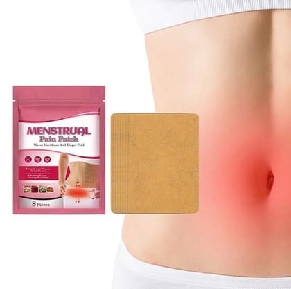 Menstrual Cramp Relief Patches - 8 Pieces