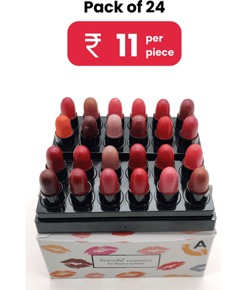 Ronzille Bullet lipstick Set of 24 Mini lipstick (A, B)