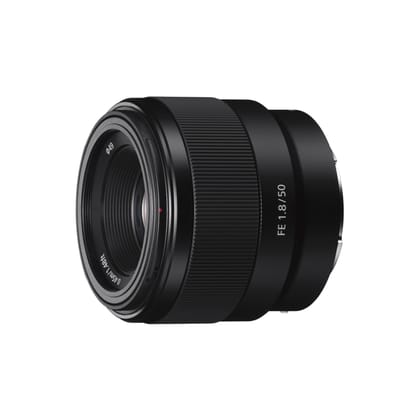 Sony E Mount FE 50mm F1.8 Full-Frame Lens (SEL50F18F) | Standard Prime | for Soft Bokeh Black / Lens Only
