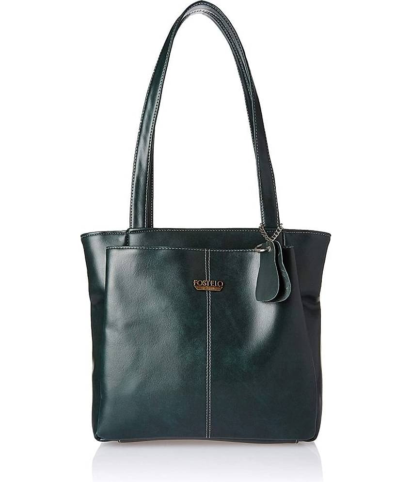Fostelo - Green  PU Shoulder Bag