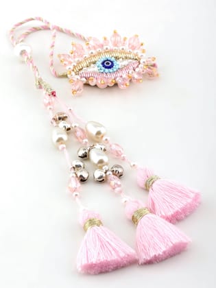 Bulk  Bhabhi Evil Eye Crystal Lumba Rakhi-Pack of 10