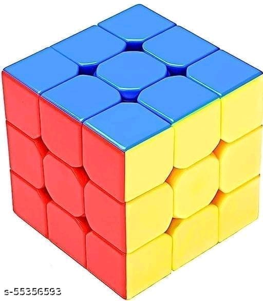 The product title could be "3x3x3 Speed Cube Puzzle, Classic 3D Brain Teaser Puzzle Game, Improve Your Problem Solving Skills and Hand-Eye Coordination".