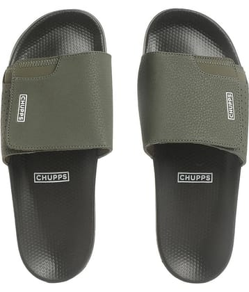CHUPPS - Olive Men's Slide Flip Flop