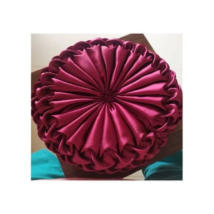 Round Types Pillow Red