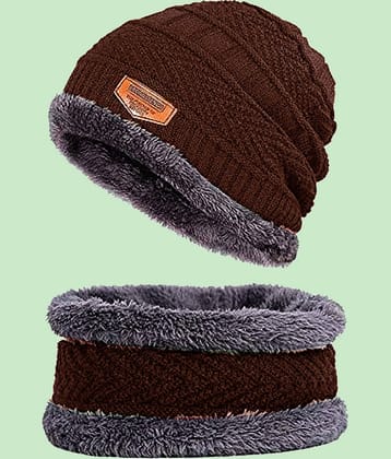 Infispace Blue Cotton Men's Cap ( Pack of 1 )