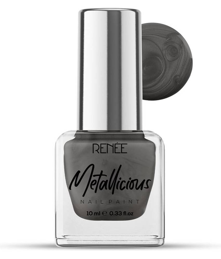 Renee &nbsp;Sombre Grey Metallic Nail Polish 54 ( Pack of 1 )