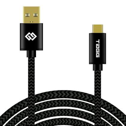 TAGG USB Type C Cable 2 m Black/White
