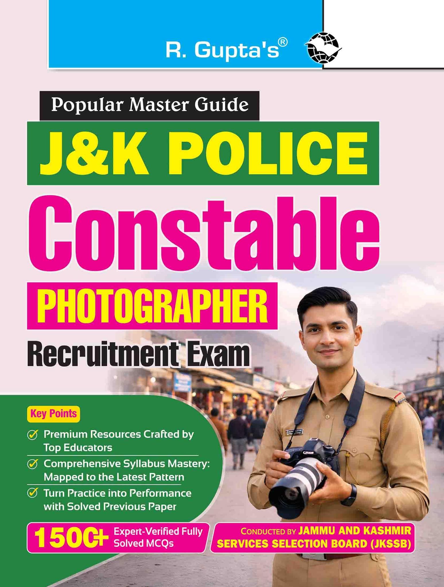J&K Police: Constable (Photographer) Recruitment Exam Guide [Paperback] [Jan 19, 2026] RPH Editorial Board