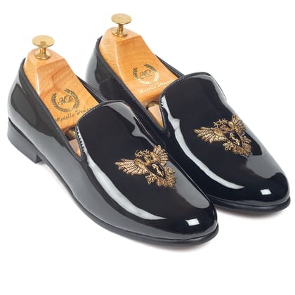 The Falcon Slipons (Patent Black)-EU 41 / UK 7