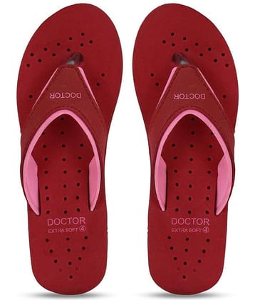 DOCTOR EXTRA SOFT - Pink Women's Thong Flip Flop