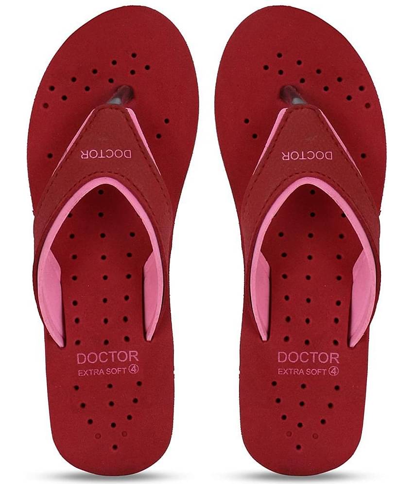 DOCTOR EXTRA SOFT - Pink Women's Thong Flip Flop