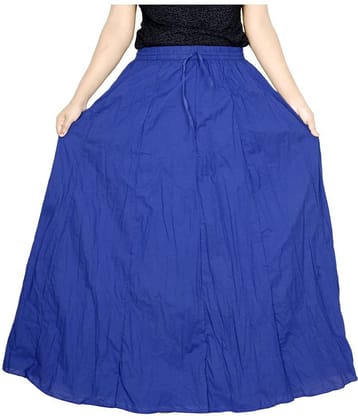 Sttoffa Cotton Broomstick Skirt - Blue
