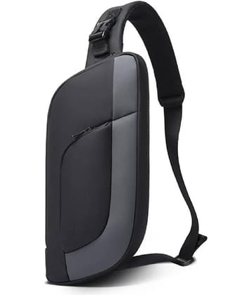 EIGHTEEN ENTERPRISE Leather Black Waist Pouch