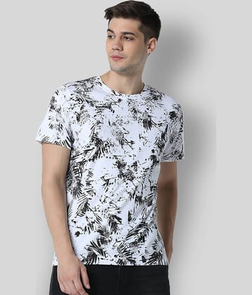 Huetrap Pack of 1 Cotton Regular Fit Men's T-Shirt ( White )