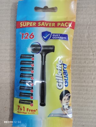 Gillete guard razor (7+1)