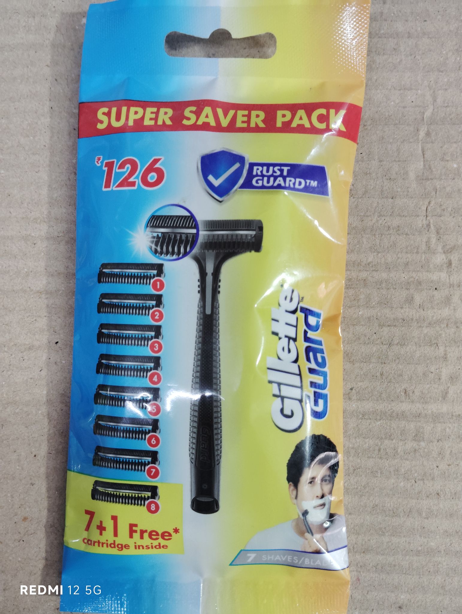 Gillete guard razor (7+1)